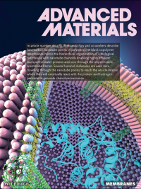 Illustration of synthetic biological membrane