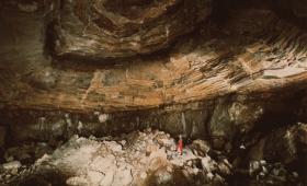 Underground cavity formed by nuclear explosion