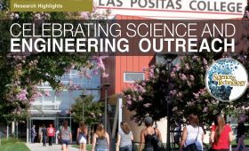 Students walking into building at Las Positas College