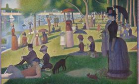 Painting by Seurat, A Sunday on La Grande Jatte